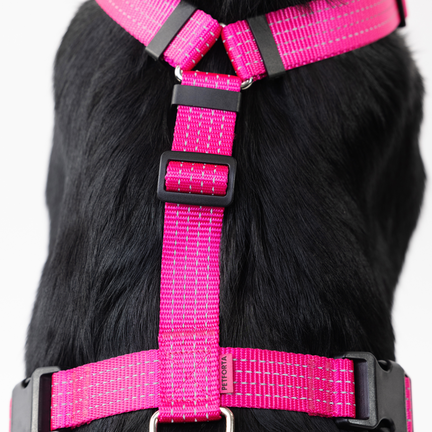 Anatomical Dog Harness - pink color